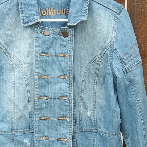 Dollhouse Jean Jacket size Large - Picture 3 of 8